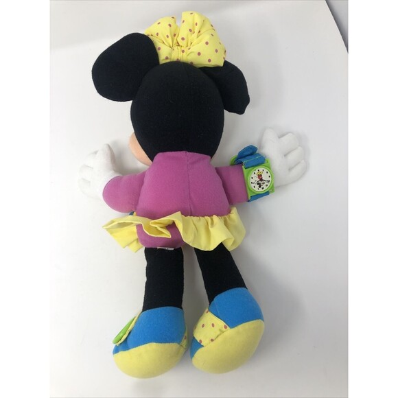Disney Minnie Mouse Fanny Pack & Watch 13" Plush Doll Sensory Toy Stuffed Animal - Picture 5 of 7